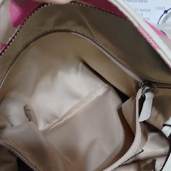 SALE! Coach Op Art Pink 🩷 Cream Y2K Shoulder/Tote Bag - Picture 12 of 16